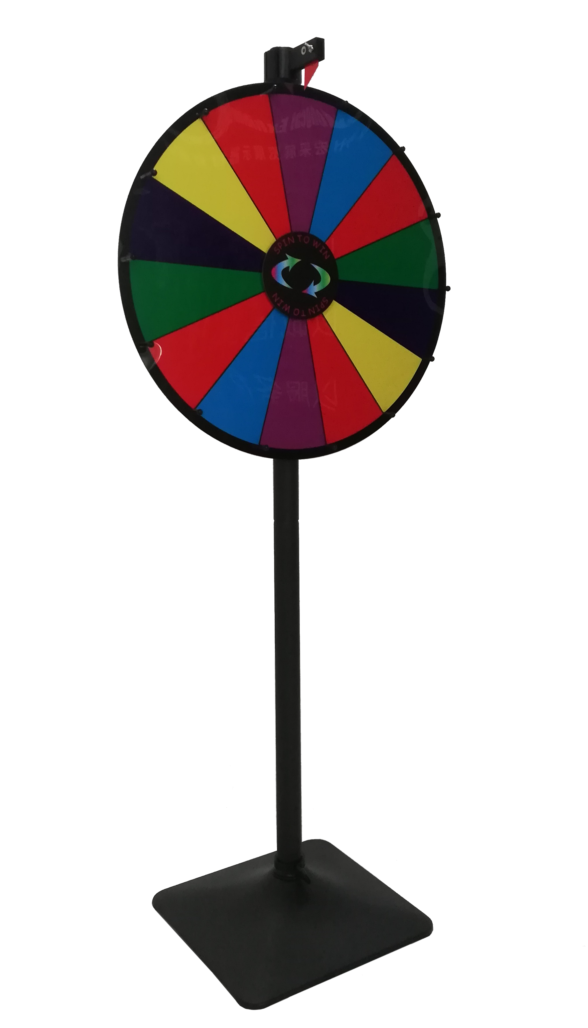 Changeable Prize Wheel Prize Wheel With Square Round Iron Base - Shuoyi