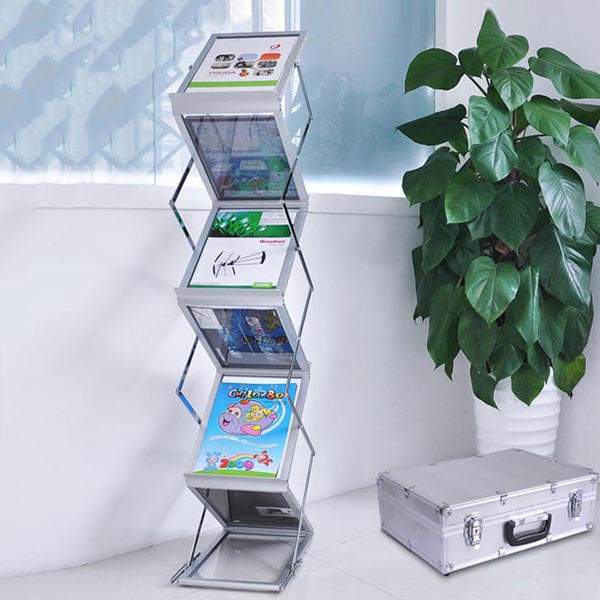 High Quality A5 Aluminum Display Brochure Holder - Shuoyi